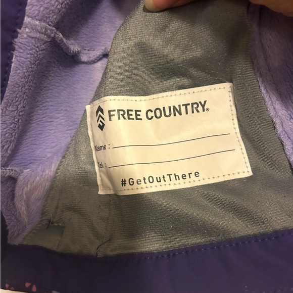 Free CountryGirls👧🏻Full-ZipLongSleeve Floral🌸PrintedHooded Jacket🧥Sz L (7/8) - Picture 3 of 6